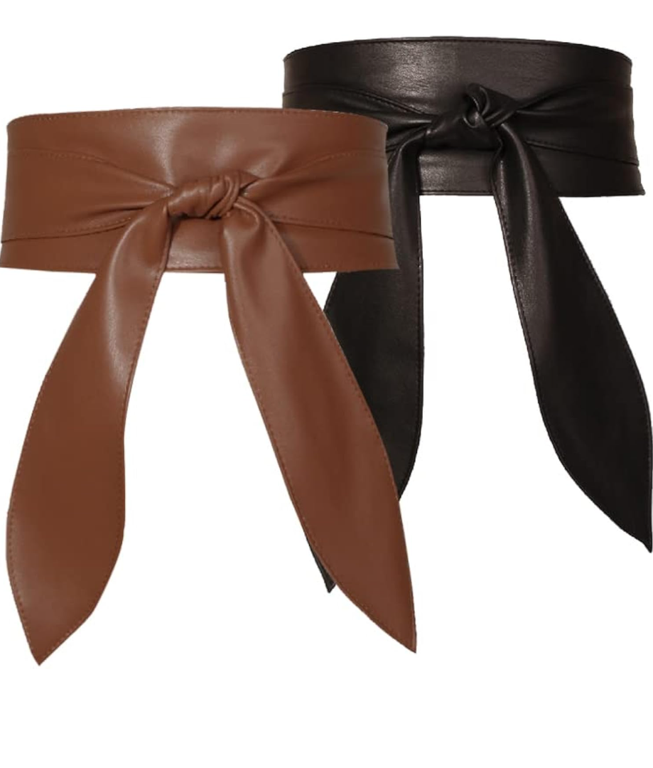 Earnda Womens Fashion Obi Belt Wrap Wide Cinch for Dress Solid Color Belts