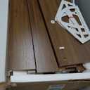 Shoe Cabinet Storage, Farmhouse Freestanding Organizer with 2 Flip Drawers and 4 Wooden feet, Narrow Shoe Rack Cabinet for Entryway, Foyer, Hallway, Walnut