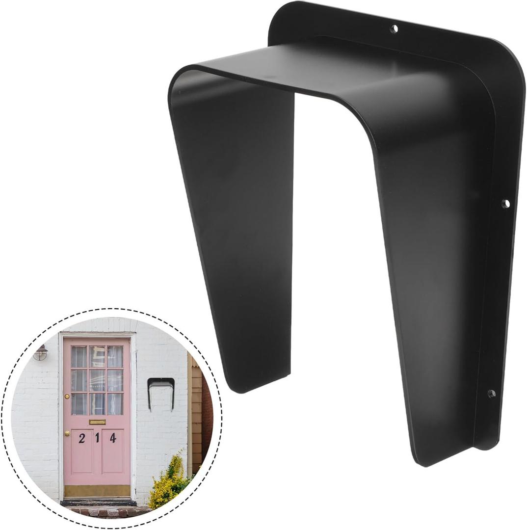 Homoyoyo Access Control Machine Waterproof Cover Acrylic Rain Shield for Doorbell Rfid Keypad Attendance Machine Protection from Rain and Sun Easy Installation for Outdoor Security Devices