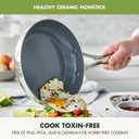 GreenPan Valencia Pro Tri-Ply Stainless Steel 8” & 10” Frying Pan Skillet Set, PFAS-Free Ceramic Nonstick Coating, Induction Ready Cookware, All Cooktops, Eggs & Omelets, Dishwasher & Oven Safe 600F