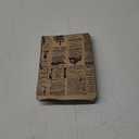 50 Qty 6x9 Newspaper print Paper Kraft Bags,Vintage style Newsprint Favor Craft Bag