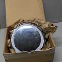 Makeup Mirror with Lights, 1x/20x 360 Rotation Vanity Mirror, Brightness Adjustable Lighted Makeup Mirror with Magnification, 5000 mAh Rechargeable Double Sided Mirror with 3 Colors, Gift for Women (Chrome)