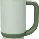 Ello Oasis 18oz Stainless Steel Kids Tumbler with Handle & Retracting Straw, 100% Leakproof, Double-Wall Vacuum Insulated, Kids Water Bottle for School, BPA Free, Dishwasher Safe, Avocado