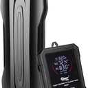 hygger Aquarium Heater Adjustable Triple-Power, Submersible Fish Tank Heater Four Season Power Change, with Digital Controller Abnormal Error Stop Protection for Freshwater Saltwater (400W-800W-1200W) (95Gal ~ 140Gal)