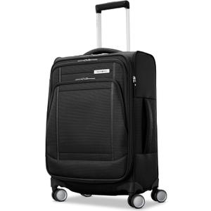 Samsonite UpLIFT Lightweight Softside Carry-On Luggage with Spinner Wheels - Expandable - Airline-Approved, Polyester Soft Suitcase for Ultra Light Travel - Black