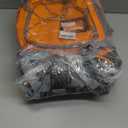 55L-70L Expandable Ski Boot Bag – Waterproof, Durable with Helmet Compartment – Ideal for Ski & Snowboard Gear – Men & Women, Orange