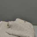 KOUFALL Linen Waterproof Linen Fabric Shower Curtain 72 by 78 Inch Length