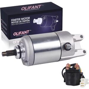 Starter Motor for Honda FourTrax 300 TRX300 TRX300FW ATV 1988-2000 TRX250 1987 ATC250 SX ATC 250 ES Big Red 246cc 31200-HC4-023 31200-HC4-033 SM13213 128000-4400 OLIFANT