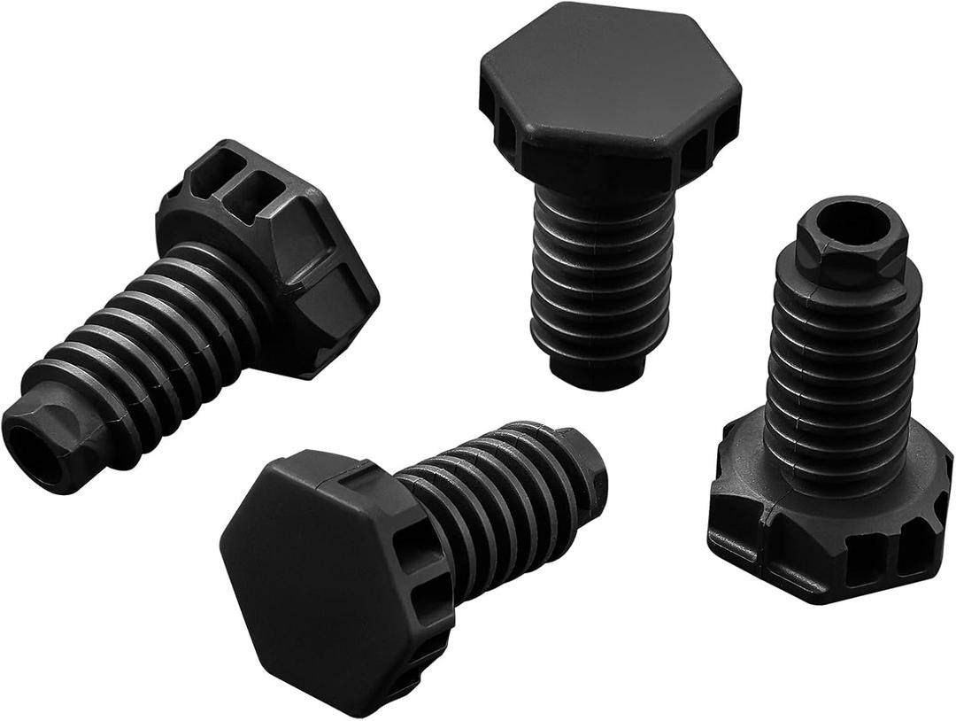 216396900 Leveling Leg Replacement for Frigidaire Kenmore Electrolux Gibson Refrigerator Dryer Freezers Parts Appliances Leveling Feet Adjustable Leveling Foot Screw Leg Rubber Pads 4 Pcs