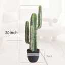 Momoplant Artificial Cactus Fake Plant 30 Inch Tall Faux Cacti Plants for Home Garden Office Store Decoration