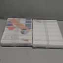 Relx 12 Pack Acrylic Sign Holder 8.5 x 11, Vertical T Shape Plastic Sign Holder with Base, Double-Sided Clear Tabletop Plexiglass Flyer Stands for Restaurant Office Store Home Picture Frame Display