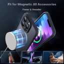 4 x TOCOL for iPhone 13 Pro Max Case, Full Camera Protection, Drop Protection, Compatible with Magsafe, Matte Phone Case for iPhone 13 Pro Max 6.7 inch (Matte Black)