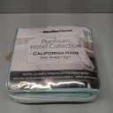 Mueller Ultratemp Bed Sheets Set, Super Soft 1800, 6 Piece California King Sheet Sets, Deep Pocket up to 16", Transfers Heat, Breathes Better, Hypoallergenic, Wrinkle-Resistant, Oeko-TEX, Aqua
