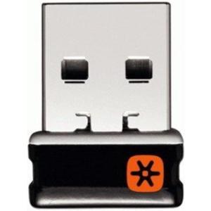 Logitech C-U0007 Unifying Receiver for Mouse and Keyboard Works with Any Logitech Product That Display The Unifying Logo (Orange Star, Connects up to 6 Devices) (C-U0007)