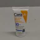 CeraVe 100% Mineral Sunscreen SPF 30, Face sunscreen With Zinc Oxide & Titanium Dioxide, Hyaluronic Acid + Niacinamide + Ceramides, Oil Free, Travel Size 2.5 oz