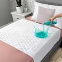 Hygge Sheets Organic Washable Incontinence Bed Pads with Tucks - 100% Waterproof Reusable Mattress Protector Underpads - Rayon derived from Bamboo - Twin