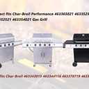 Grill Grates for Charbroil Performance 4 Burner for Char-Broil 463365021 463365724 463365522 463352521, 17inch Grill Grids for CharBroil 463366022 463350521 Replacement Parts G426-0004-W1 G426-0005-W1