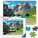 Ravensburger - Pragser Wildsee, Italy - 1000 Piece Jigsaw Puzzle - Stunning, Peaceful Lake with Rustic Boats - Majestic Mountains & Lush Forest - Ideal Gift - Frameable Art - Puzzles for Adults