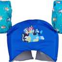 SwimWays Swim Trainer, US Coast Guard Approved Life Vest Kids Swim Vest, Arm Floaties & Life Jackets for Kids 33-55 lbs