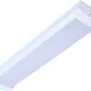 Nuvo 65/1212 LED 2Ft Wrap Linear Ceiling Light with Pull Chain, 20W, CCT Selectable 2700K/3000K/3500K/4000K/5000K, White