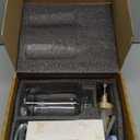 Molimoli Syrup Dispenser for Coffee Bars, Glass Syrup Bottle w. Pump, 16.9 oz 500 ml, Set of 2, Gold Upgraded Dispenser