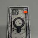 Magnetic Case for iPhone 14 Plus Case Stand & Ring Holder Compatible with MagSafe Built-in Camera Lens Protector Shockproof Phone Case for iPhone 14 Plus 6.7" - Black