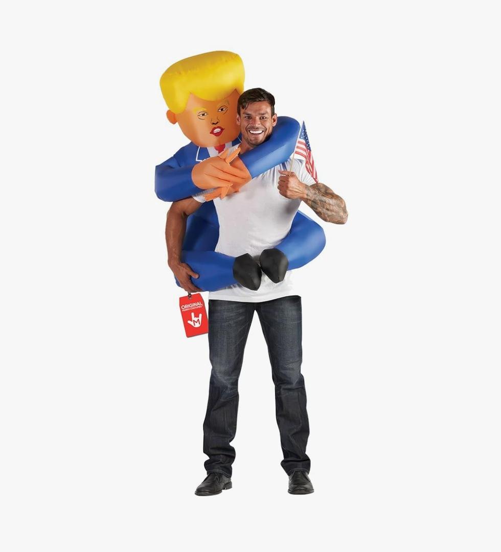 Morph Inflatable Costume Trump, Blow Up Trump Costume, Inflatable Trump Costume, Donald Trump Costume