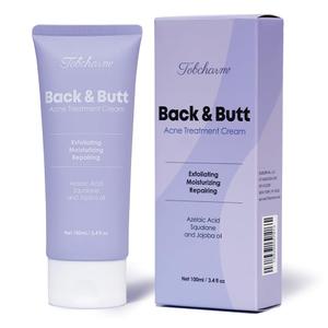 Butt Acne Clearing Treatment, Maximum Strength Body Cream for Back, Buttocks, Thigh & Chest Acne Removal, Skin Clearing Lotion for Men & Women, Foaming Cleanser for Bacne & Cystic Acne Butt Acne Clearing Treatment, Maximum Strength Body Cream for Back, Buttocks, Thigh & Chest Acne Removal, Skin Clearing Lotion for Men & Women, Foaming Cleanser for Bacne & Cystic Acne