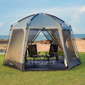 KingCamp Screen Tent, Camping Tent for 6-8 Person 12' x 12' Portable Screen House Room with Detachable Sunshade for Camping, Garden & Backyard