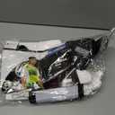 LED Safety Reflective Vest, USB Rechargeable Running Reflector Gear with Storage Pocket, Adjustable Vest (Black)