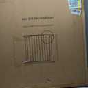 Safety Gate for Stairs & Doorways, Auto-Close Baby Gate or Dog Gate – Pressure Mount No Drilling, 30" Tall All Metal Frame with Dual Locking System (White, 30" Tall 29"-39" Wide)