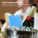 Garneck 3pcs Pack Portable Ice Box Large Reusable Ice Package for Cooler Lunch Ice Bag Coolers Ice Blocks Camping Ice Pouch Food Cooler Freezer Supplies Freezer Accessories Plastic