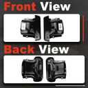 Dual Exhaust Tips Compatible with Chevy Chevrolet Silverado | Compatible with GMC Sierra 1500 2019 2020 2021 2022 2023 2024 Exhaust Tip Tail Pipe Replacement 2253506 84434641 84434642
