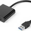 USB to VGA Adapter for Monitor, VGA to USB 3.0/2.0 Converter1080P Multi-Display Video Cable for Laptop, Desktop, HDTV, Monitor, Projector