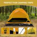 Wingedsteed 2 Person Camping Tent Waterproof Portable Dome Tent for Hiking Backpacking, Easy Setup with Rainfly and Carry Bag