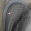 ULTRAIDEAS Women's Fuzzy House Slippers Fancy Open Toe Slides Slippers with Rhinestone Bowknot and Non Slip Sole (10, Blue)