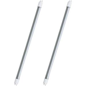 2 x 2FT Type A+B LED Tube Light 15W 4000K Cool White UL Listed 1875LM,125lm/w, 50000 Hours Lifespan, Plug and Play, Ballast Bypass, Dual-End, G13, F18T8/F20T12 Replace