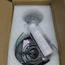 Flashing God Black 1 Light Crystal Pendant Lighting K9 Crystal Globe Pendant Chandeliers Crystal Bubble Chandeliers Kitchen Island Pendant Lighting Dimming LED 2700k 4500k 6000k