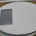 USHOWER Brushed Gold Oval Bathroom Mirror 20x28 Inch