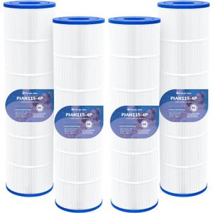 Future Way CV460 Pool Filter Cartridges Replacement for Jandy CV460, CL460, Replace Jandy R0554600, Pleatco PJAN115, Unicel C-7468, 4X115 sq.ft, 4 Pack