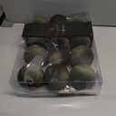 12PCS Green Velvet Christmas Ornaments Set  Large Flocked Shatterproof Baubles for Xmas Tree Decoration, Hanging Ornaments for Holiday & Home Dcor (Green, 4 Inch / 10 cm)