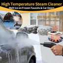 Steam Cleaner, 6 Steam Levels, 42oz Tank & 11 Pieces Accessories, 1500W High-Temperature Steam Cleaner for Home, Steamer for cleaning Car, Tile, Floor