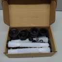 Gas Can Spout Replacement Set, Gas Can Nozzle Old Style Easy to Install, Flexible Pour Nozzle Suitable for Most 1/2/5/10 Gallon Oil Cans (6 Kit-White)