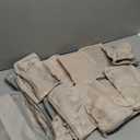 10 Set Compression Packing Cubes for Travel Gifts Women Mom,OlarHike Luggage Clothes Organizer for Travelers,Airplane/Cruise/Car/Train Travel Essentials,Compressible Expandable Saver Space Bags(Beige)