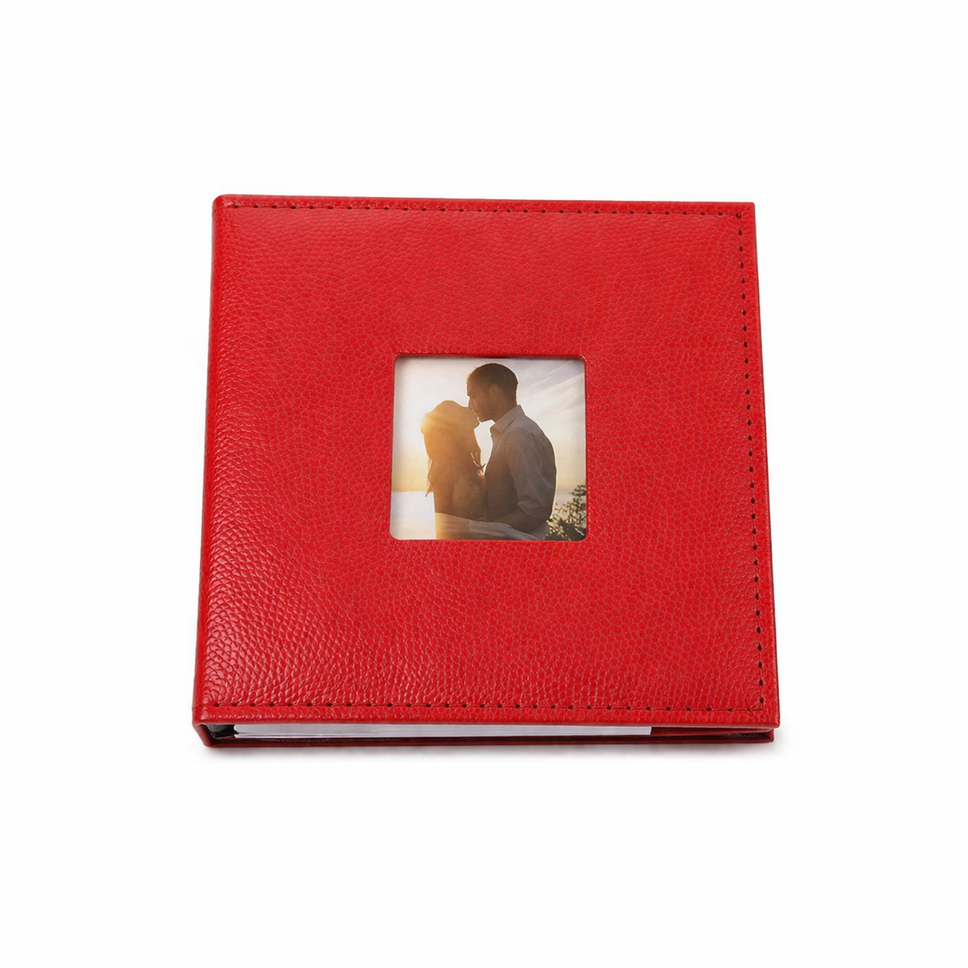 Cherrich Small Photo Album 4x6 100 Pockets with Writing Space Linen Cover Picture Book Holds 4x6 Photos for Wedding, Baby, Family, Graduation