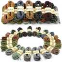 2 x DELELE Round Work Boot Laces: Heavy Duty Hiking Shoe Laces for Boots 2 Pair