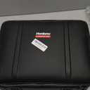 Fireproof Document Box, Hard Case Fireproof Document Organizer with Lock, Water Resistant Safe Box for Important Documents Certificates Laptop Passports, Black