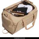 adidas Defender 5 Duffel Bag for Sports, Gym and Travel, Warm Sandstone Beige/Wonder Alumina Grey, OSFA | For Sports, Gym and Travel, OSFA, Small