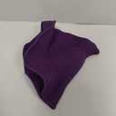 URFUN Women's Wool Witch Hat Wide Brim Spire Knitted Cap for Halloween Party Decor (Deep Purple)