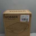 VOSSER Air Mattress Queen with Built-in Pump, 18" Raised Inflatable Blow Up Mattress,Upgraded Heavy Duty 660lbs Portable Air Bed for Home, Guests,Floor& Camping, Self Inflating Colchon Inflable Queen